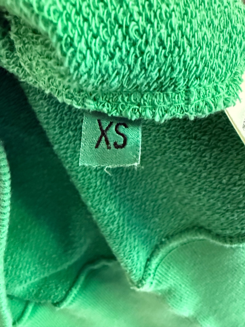 Free People Camden Sweatshirt Rare Tennis | Kelly Green - Size XS - Picture 7 of 9